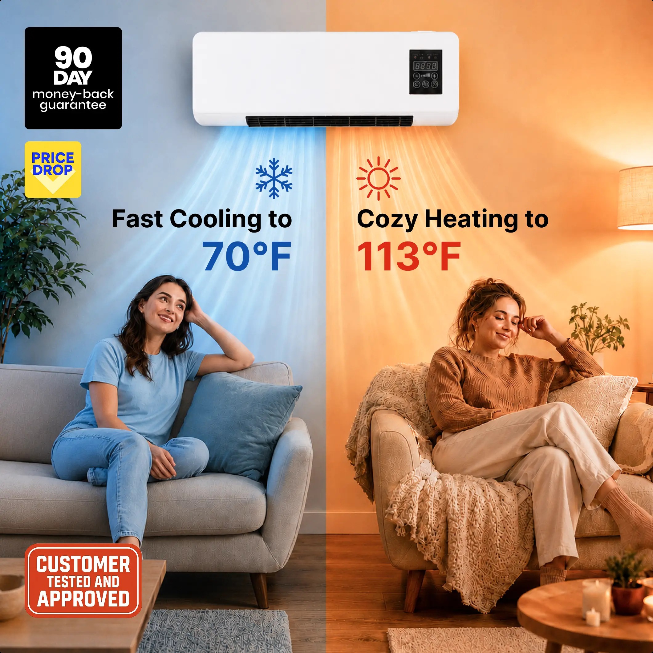 CoolCove: No-Installation AC That Works All Year, Instant Cooling and Comfort