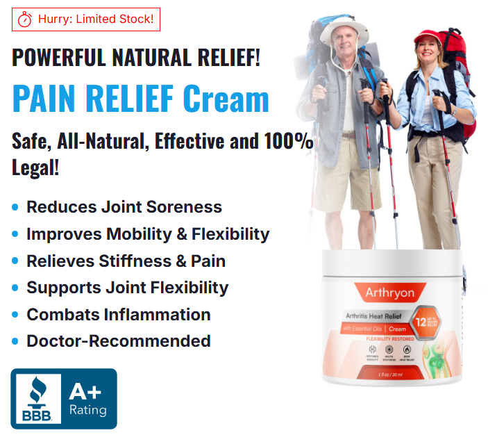 Fast-Acting Pain Relief Cream Limited US Stock, Exclusive Offer Ends Soon