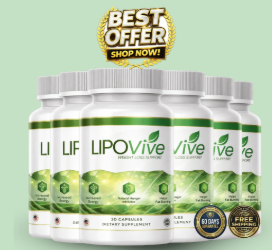LipoVive supplement bottles